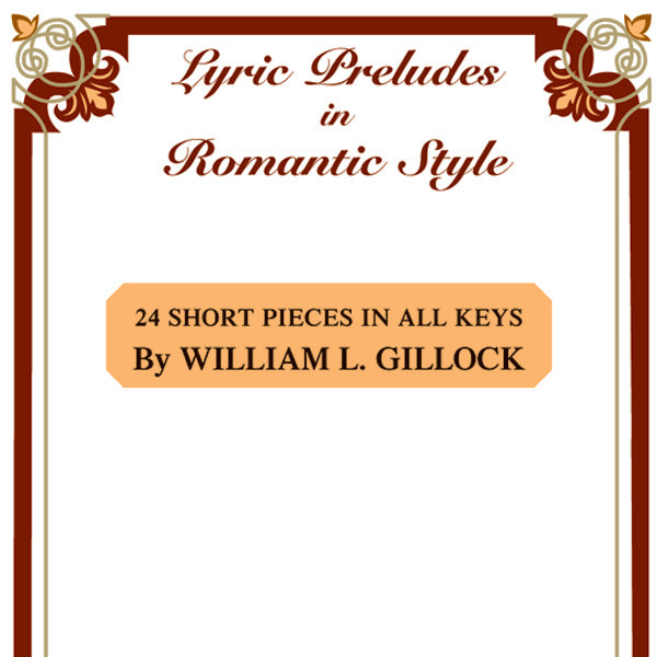 Lyric Preludes in Romantic Style Cover Image
