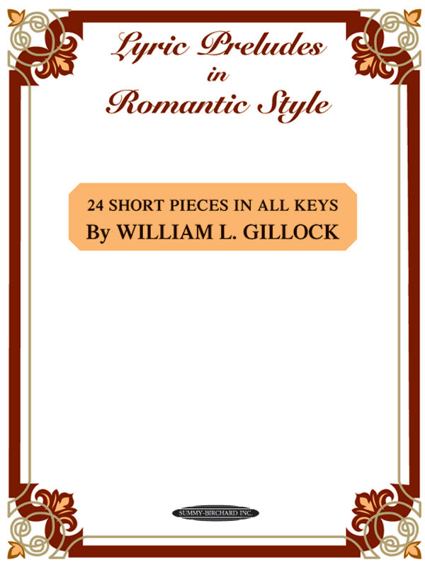 Lyric Preludes in Romantic Style Cover Image