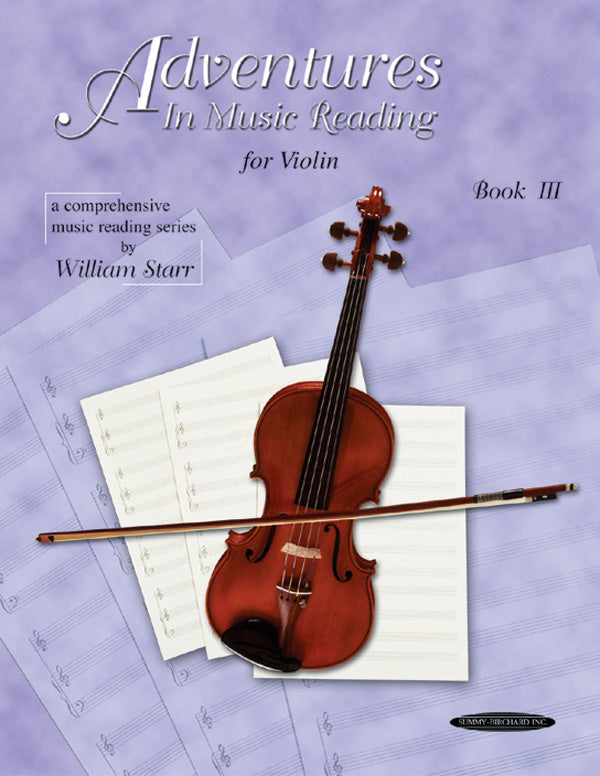 Adventures in Music Reading for Violin Cover Image