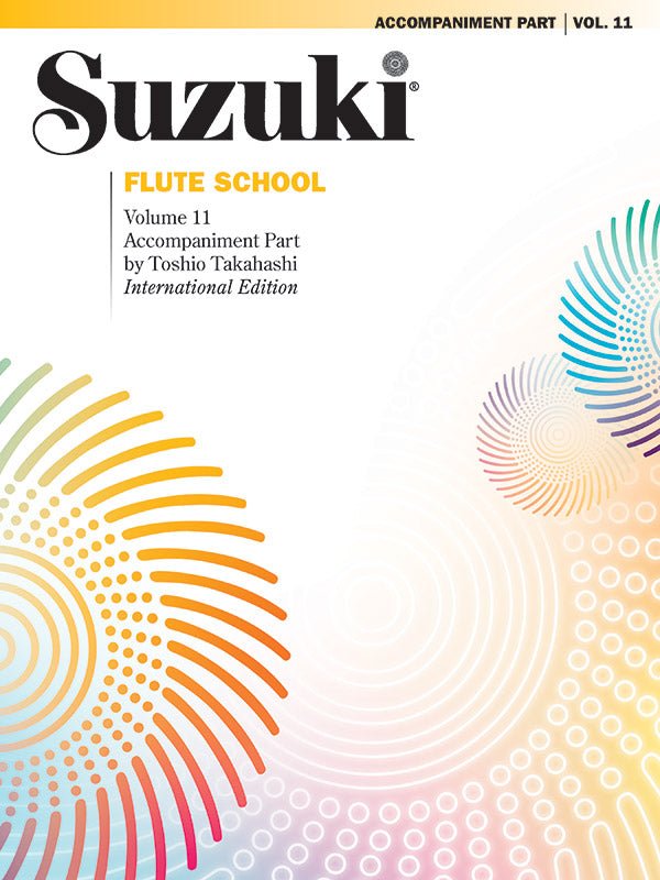 Suzuki Flute School, Piano Acc., Volume 11 (International) Cover Image