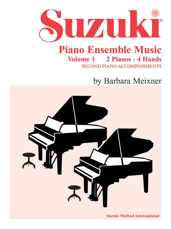 Suzuki Piano Ensemble Music, Volume 1 for Piano Duo Cover Image