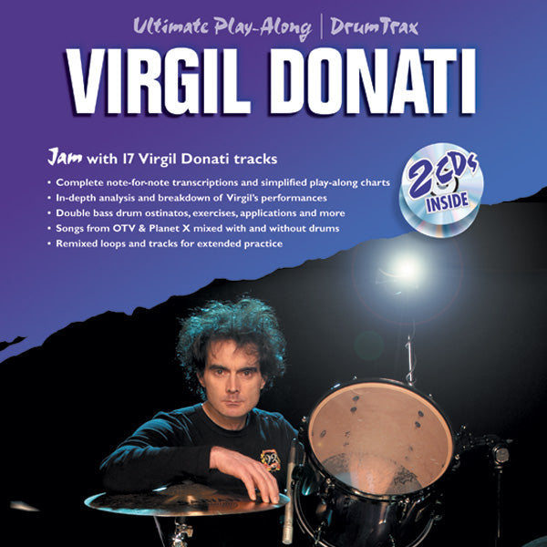 Ultimate Play-Along Drum Trax: Virgil Donati Cover Image