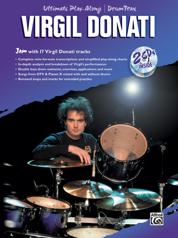 Ultimate Play-Along Drum Trax: Virgil Donati Cover Image