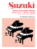 Suzuki Piano Ensemble Music, Volumes 3 & 4 for Piano Duo Cover Image