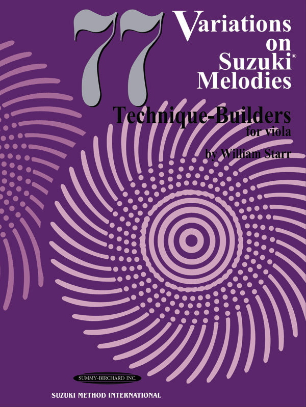 77 Variations on Suzuki Melodies: Technique Builders Cover Image