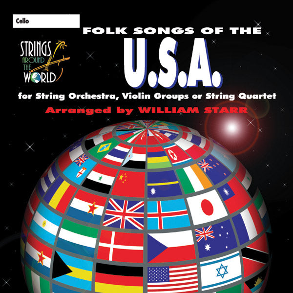 Strings Around the World: Folk Songs of the U.S.A. Cover Image