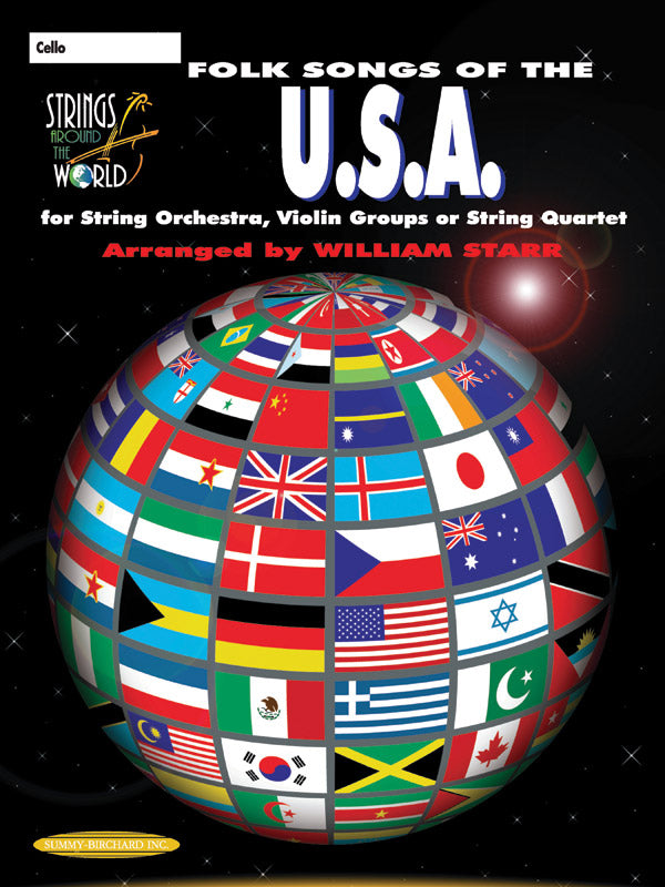 Strings Around the World: Folk Songs of the U.S.A. Cover Image