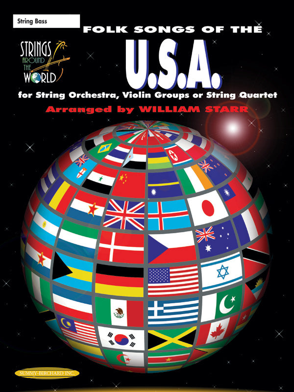 Strings Around the World: Folk Songs of the U.S.A. Cover Image