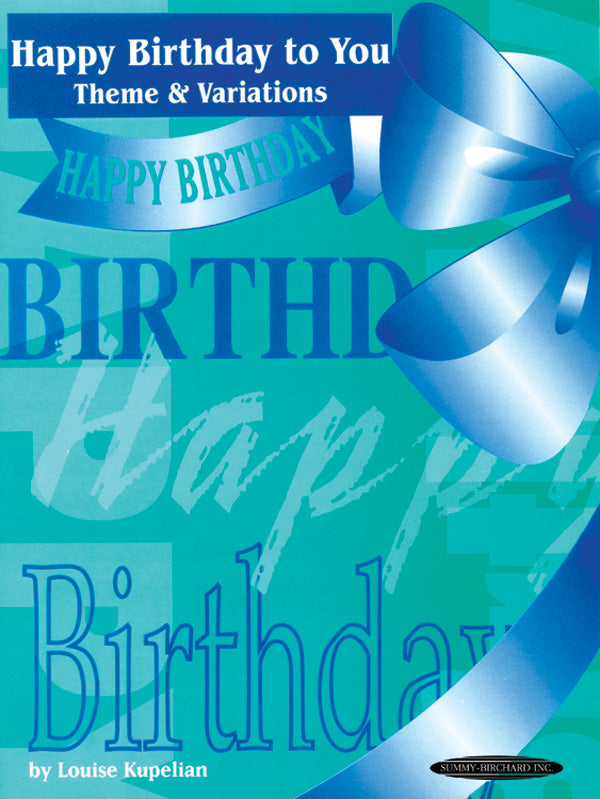 Happy Birthday to You Theme & Variations Cover Image