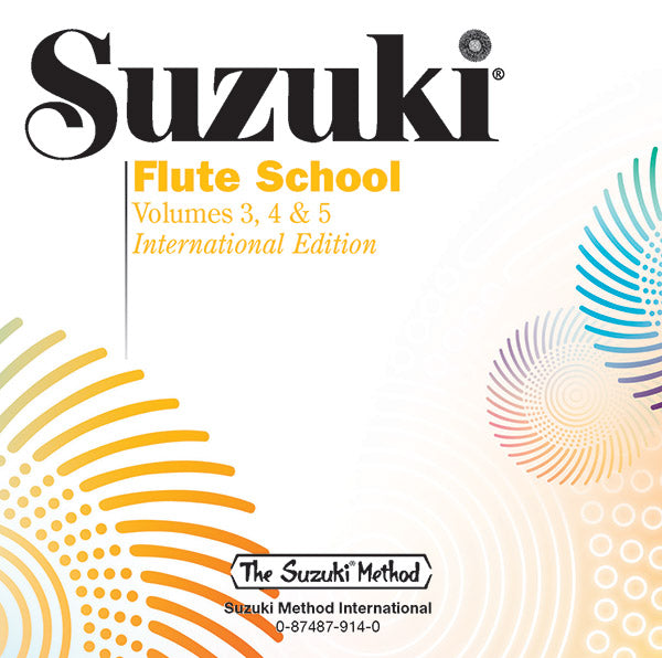 Suzuki Flute School CD, Volumes 3, 4 & 5 (Revised) Cover Image
