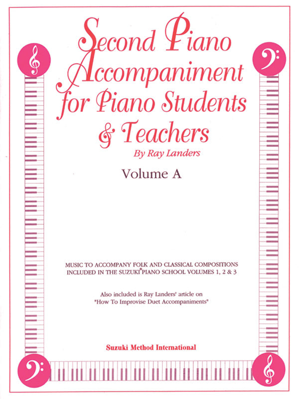 Second Piano Accompaniments, Volume A Cover Image