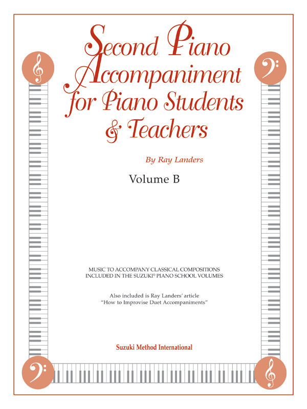 Second Piano Accompaniments, Volume B Cover Image