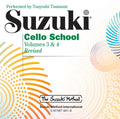 Suzuki Cello School, Volumes 3 & 4 Cover Image