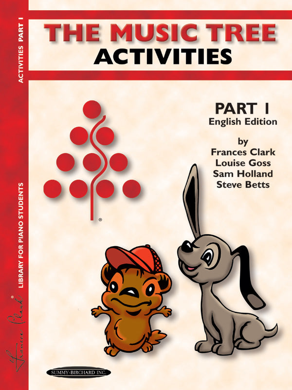 The Music Tree: English Edition Activities Book, Part 1 Cover Image