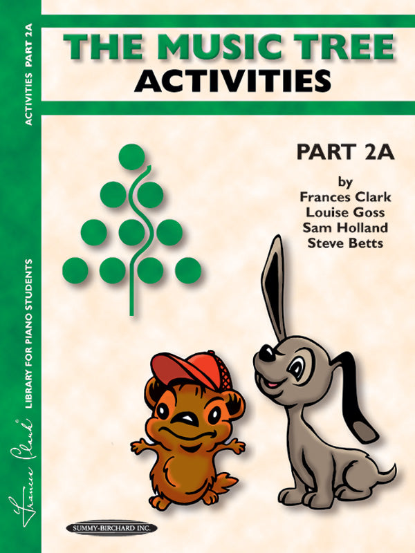 The Music Tree: Activities Book, Part 2A Cover Image