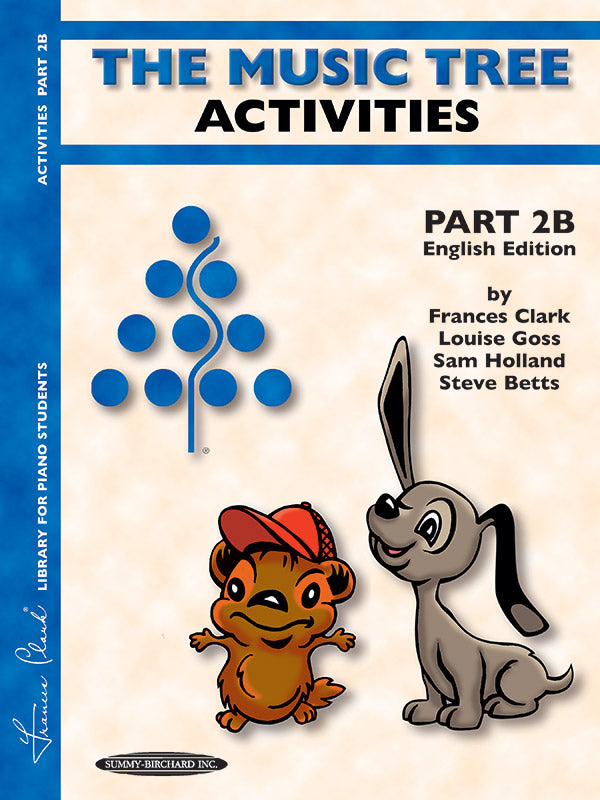 The Music Tree: English Edition Activities Book, Part 2B Cover Image
