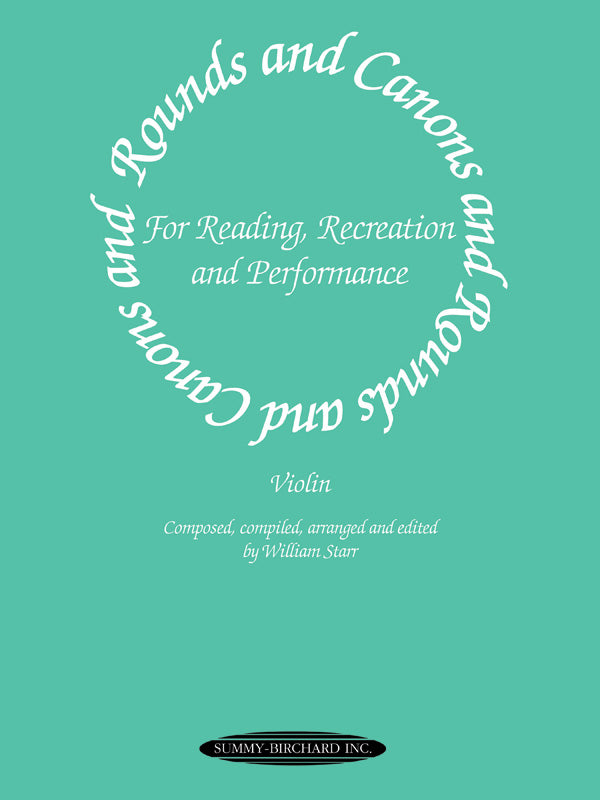 Rounds and Canons for Reading, Recreation, and Performance Cover Image