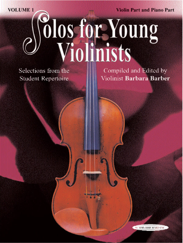 Solos for Young Violinists Violin Part and Piano Acc., Volume 1 Cover Image