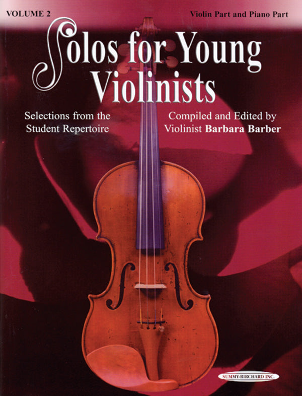 Solos for Young Violinists Violin Part and Piano Acc., Volume 2 Cover Image