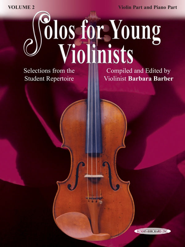 Solos for Young Violinists Violin Part and Piano Acc., Volume 2 Cover Image