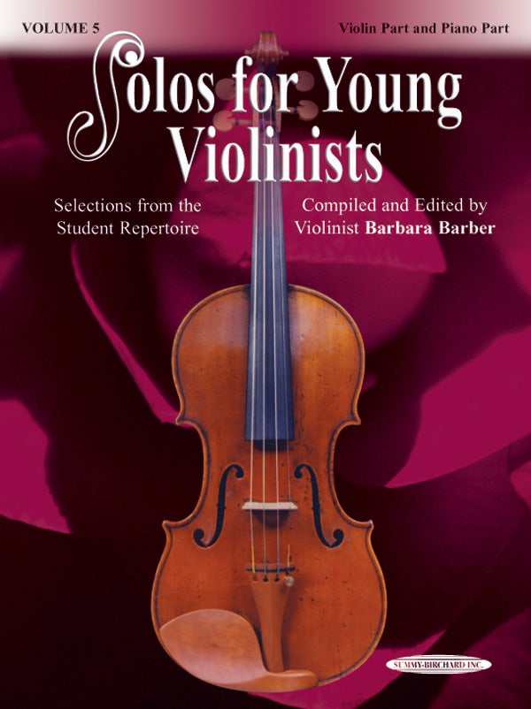 Solos for Young Violinists Violin Part and Piano Acc., Volume 5 Cover Image