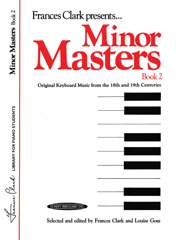 Minor Masters, Book 2: Original Keyboard Music from the 18th and 19th Centuries Sheet Music Preview