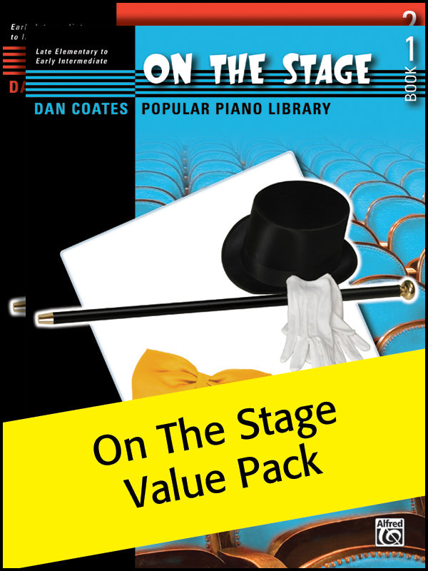 Dan Coates Popular Piano Library: On the Stage 1-2 (Value Pack) Cover Image