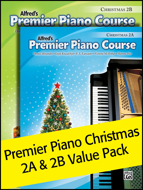 Premier Piano Course, Christmas 2A & 2B (Value Pack) Cover Image