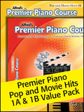 Premier Piano Course, Pop and Movie Hits 1A & 1B (Value Pack) Cover Image