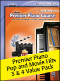 Premier Piano Course, Pop and Movie Hits 3 & 4 (Value Pack) Cover Image