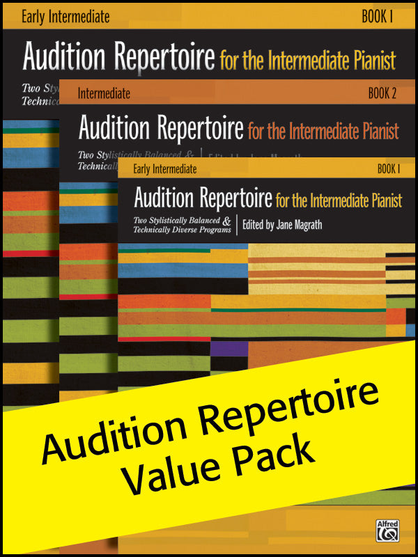Audition Repertoire 1-3 (Value Pack) Cover Image