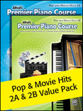 Premier Piano Course, Pop and Movie Hits 2A & 2B 2012 (Value Pack) Cover Image