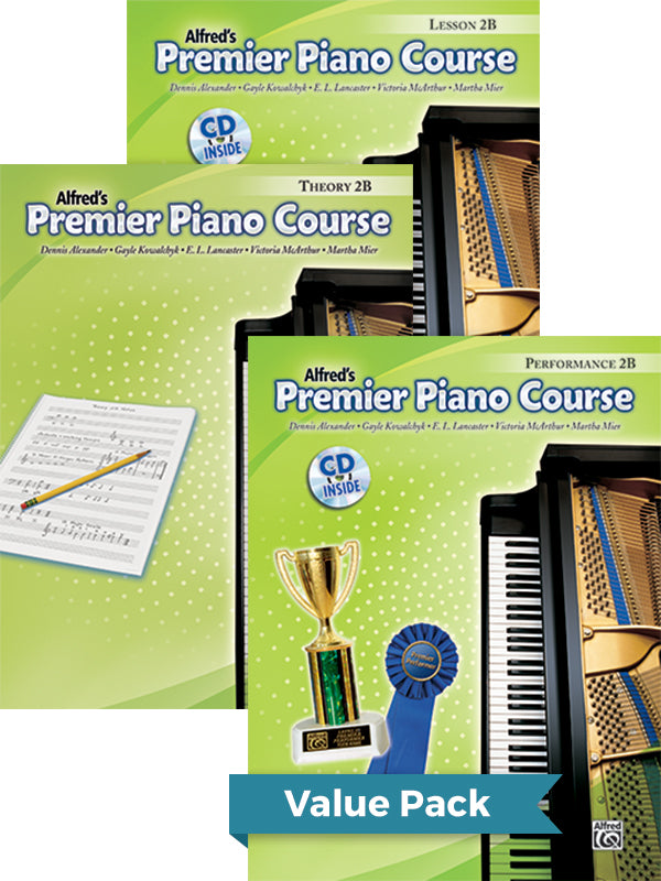 Premier Piano Course, Lesson, Theory & Performance 2B 2012 (Value Pack) Cover Image