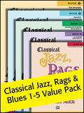Classical Jazz, Rags, and Blues Books 1-5 2012 (Value Pack) Cover Image