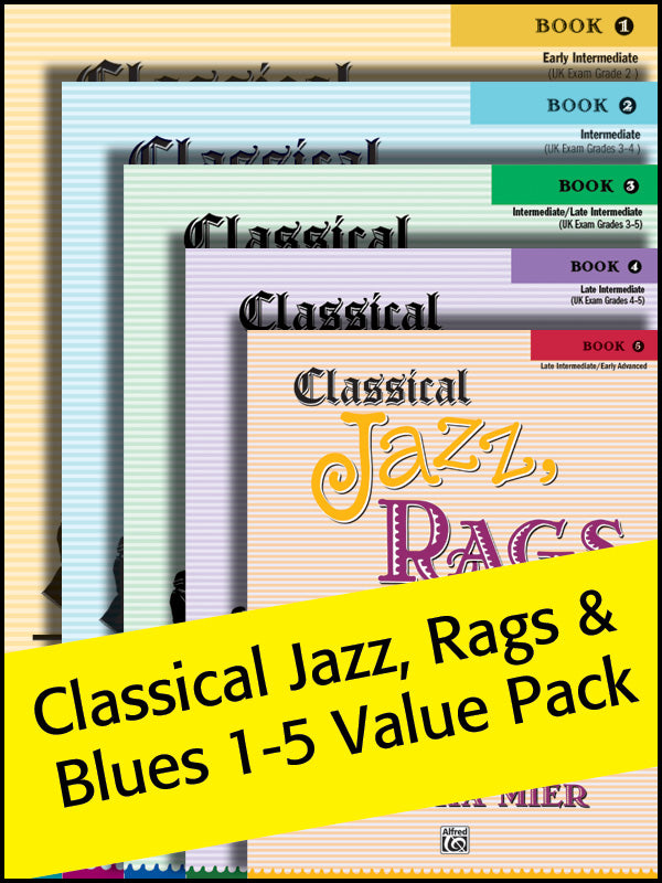 Classical Jazz, Rags, and Blues Books 1-5 2012 (Value Pack) Cover Image