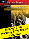 Dan Coates Popular Piano Library: Medleys from Broadway & Medleys from the Movies (Value Pack) Cover Image