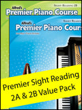 Premier Piano Course Sight Reading 2A & 2B (Value Pack) Cover Image