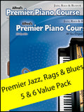 Premier Piano Course Jazz, Rags & Blues 5-6 (Value Pack) Cover Image