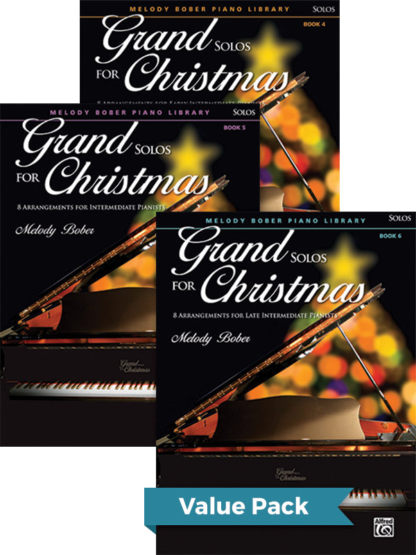 Grand Solos for Christmas 4-6 (Value Pack) Cover Image