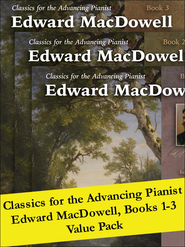 Classics for the Advancing Pianist: Edward MacDowell 1-3 (Value Pack) Cover Image
