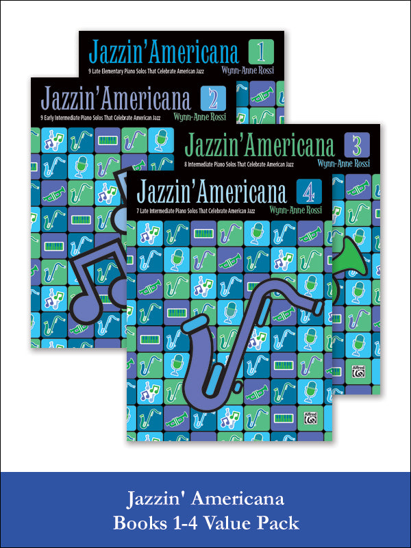 Jazzin' Americana Books 1-4 (Value Pack) Cover Image