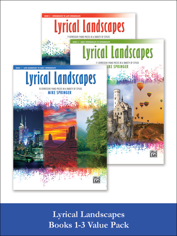 Lyrical Landscapes, Books 1-3 Cover Image