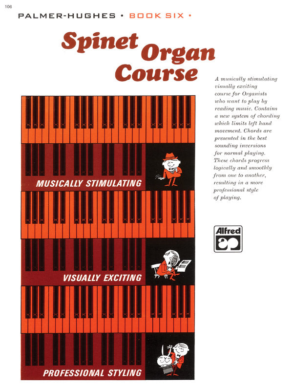 Palmer-Hughes Spinet Organ Course, Book 6 Cover Image