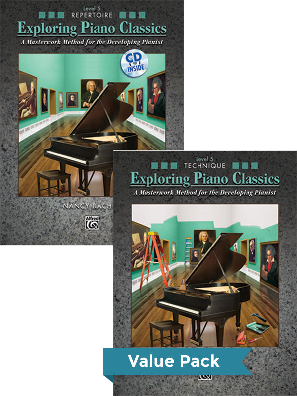 Exploring Piano Classics Level 5 (Value Pack) Cover Image