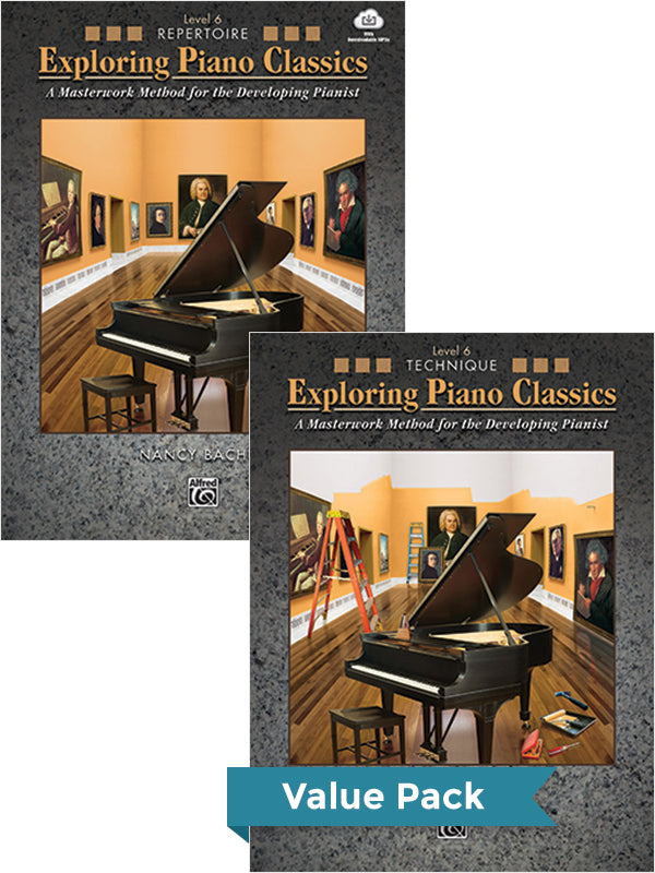 Exploring Piano Classics Level 6 (Value Pack) Cover Image