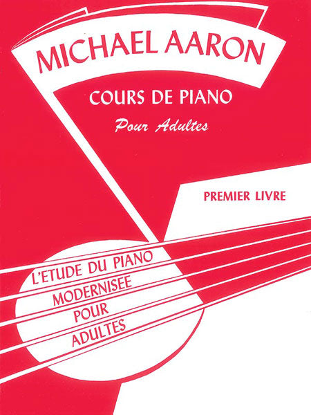 Michael Aaron Adult Piano Course: French Edition, Book 1 Cover Image
