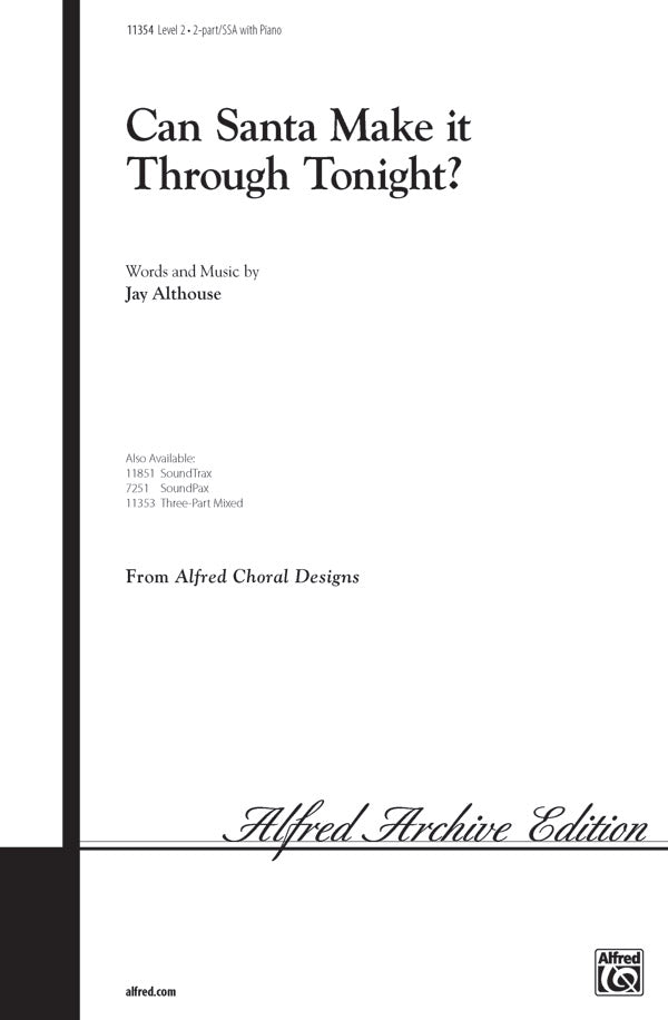 Can Santa Make It Through Tonight? Sheet Music Preview