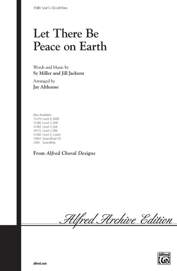Let There Be Peace on Earth Sheet Music Preview