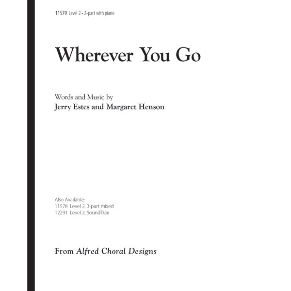 Wherever You Go Sheet Music Preview