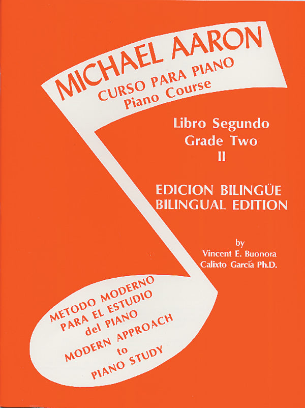 Michael Aaron Piano Course: Spanish & English Edition (Curso Para Piano), Book 2 Cover Image